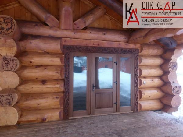 Дом из кедра,   рубка срубов — фото 3